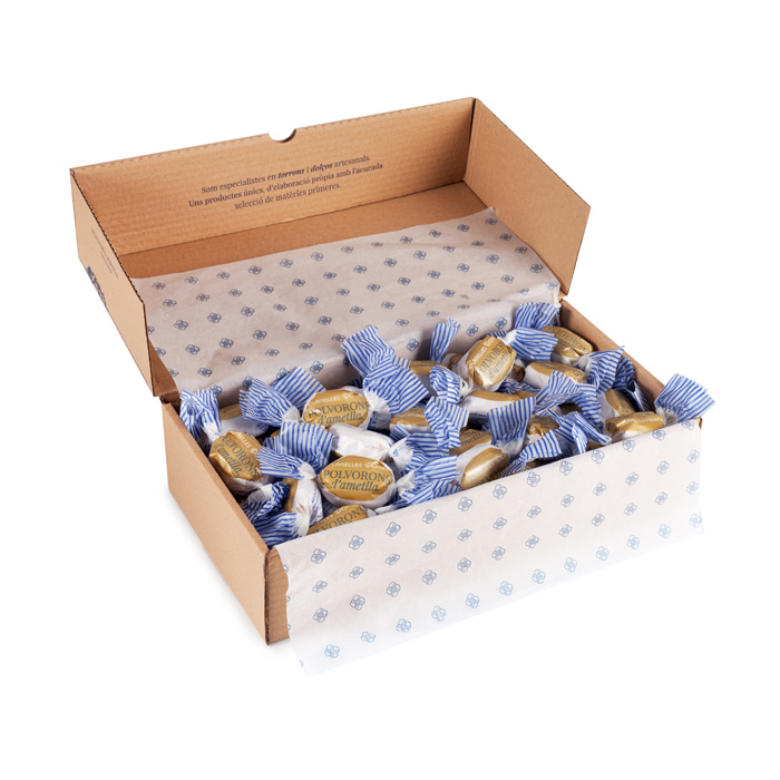 2 kg box of polvorones in bulk